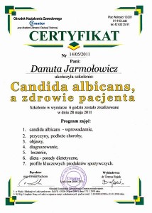 Candida albicans, a zdrowie pacjenta